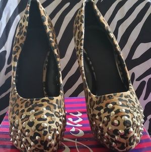Cheetah print heels